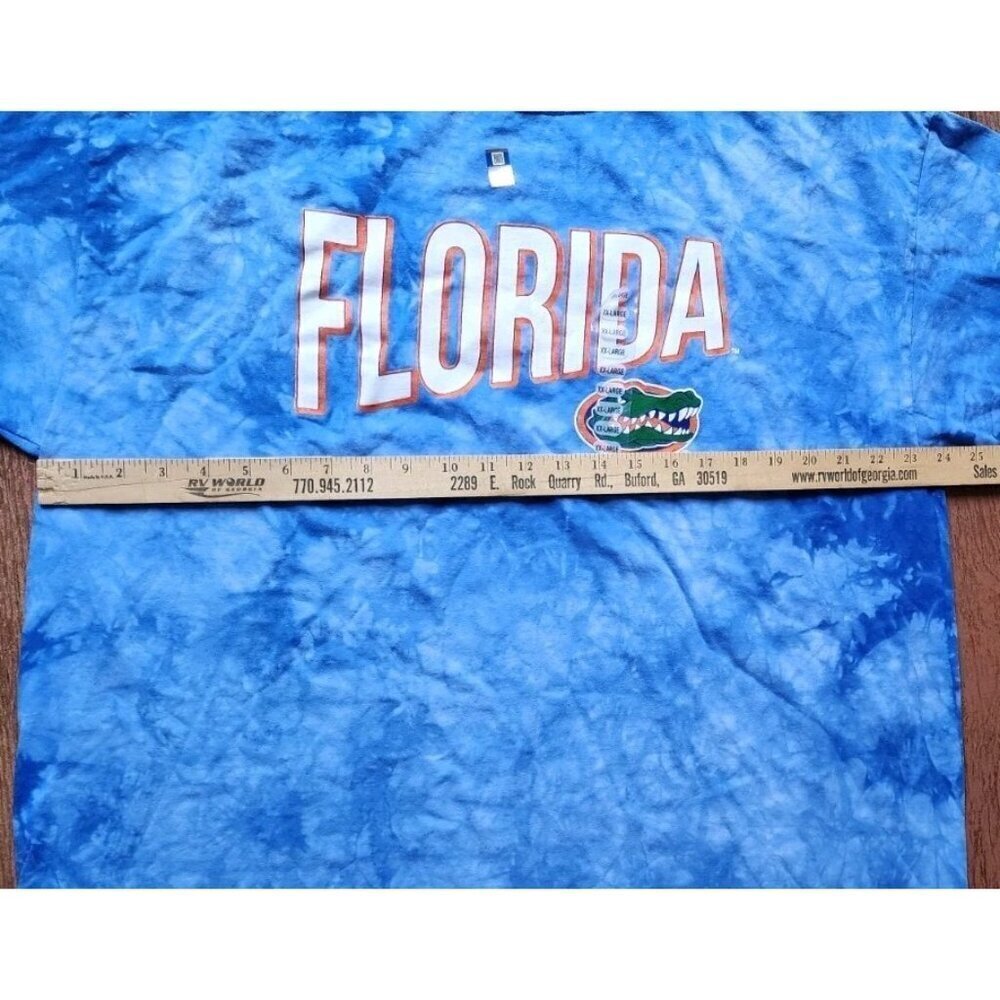 University of Florida Gators College Graphic T-Shirt Size 2XL Tie Die Hanes NEW - Picture 6 of 7